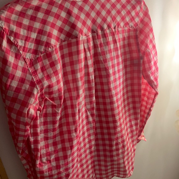 Vineyard Vines pink & white gingham long sleeve - Picture 6 of 6